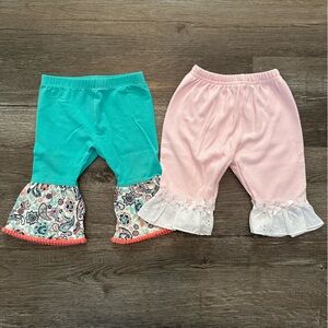 6-9 month baby girl bell bottom pants